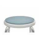 Табурет для ванной с поворотным механизмом и антикоррозийным покрытием рамы Ortonica Lux 565 - фото №1