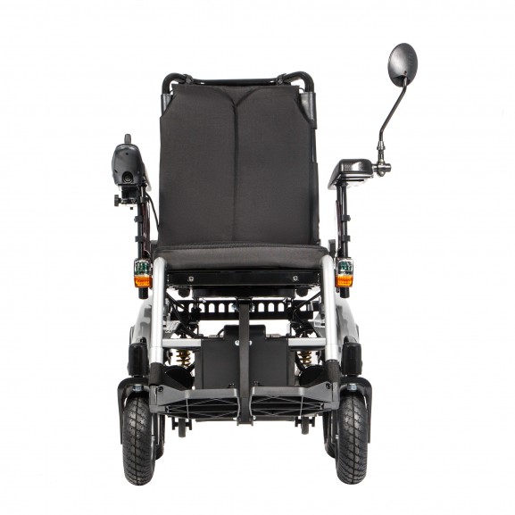 Кресло-коляска инвалидная с электроприводом и зеркалом заднего вида Ortonica Pulse 340 - фото №5
