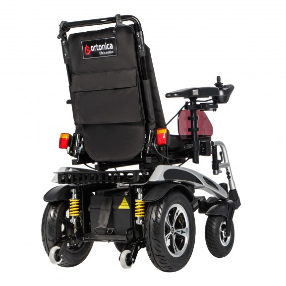 Кресло-коляска инвалидная с электроприводом и зеркалом заднего вида Ortonica Pulse 340 - фото №2