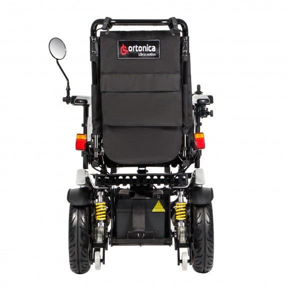 Кресло-коляска инвалидная с электроприводом и зеркалом заднего вида Ortonica Pulse 340 - фото №4