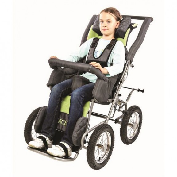 Детская инвалидная прогулочная коляска для детей с ДЦП Akcesmed Рейсер - фото №1