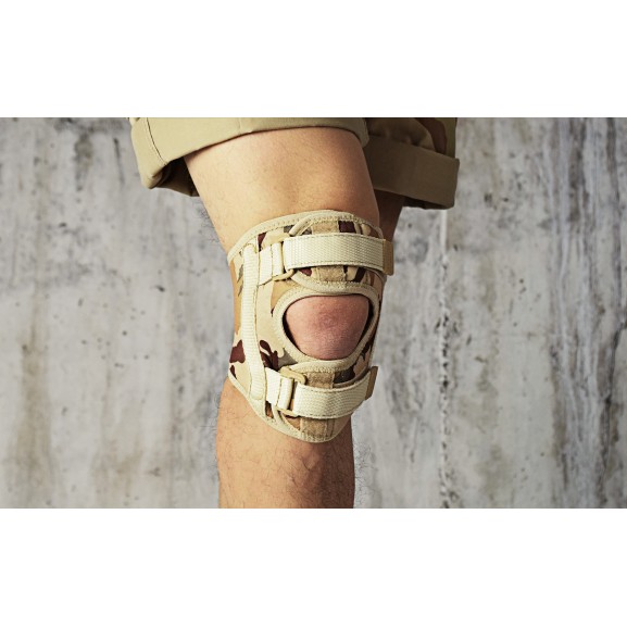 Короткий ортез коленного сустава с пружинными ребрами жесткости Reh4Mat 4army-sk-06 - фото №1