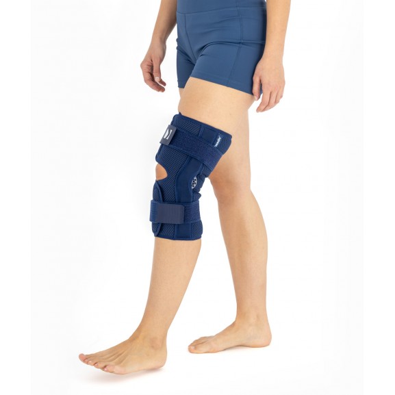 Открытый ортез коленного сустава с регулировкой подвижности с шагом 15° и закрытым шарниром Reh4Mat Am-osk-o/1r - фото №7