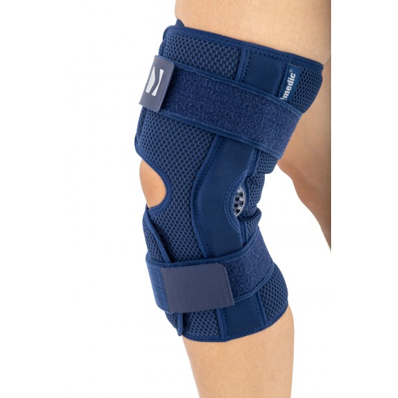 Открытый ортез коленного сустава с регулировкой подвижности с шагом 15° и закрытым шарниром Reh4Mat Am-osk-o/1r - фото №4