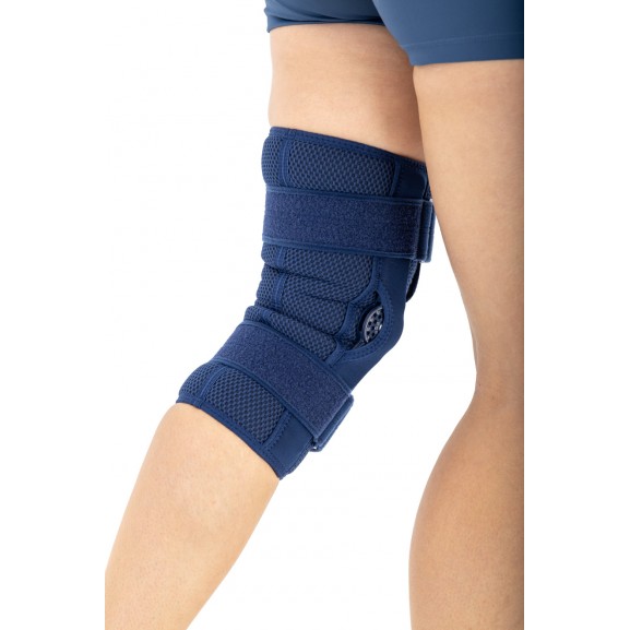 Открытый ортез коленного сустава с регулировкой подвижности с шагом 15° и закрытым шарниром Reh4Mat Am-osk-o/1r - фото №3