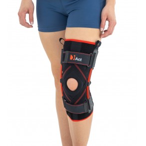 Ортез коленного сустава с эластичными шинами и перекрестными ремнями Reh4Mat Act Am-osk-z/s-a