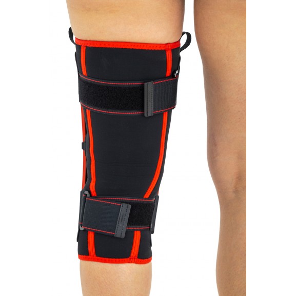 Ортез коленного сустава с эластичными шинами и перекрестными ремнями Reh4Mat Act Am-osk-z/s-a - фото №3