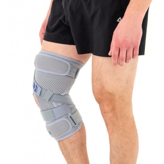 Одношинный ортез коленного сустава с регулировкой подвижности и динамичной спиральной лентой Reh4Mat Evo 2ra Am-osk-zj/2ra - фото №3