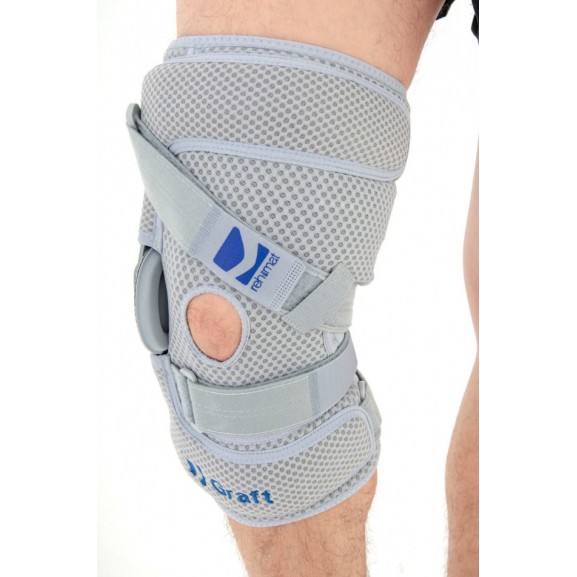 Одношинный ортез коленного сустава с регулировкой подвижности и динамичной спиральной лентой Reh4Mat Evo 2ra Am-osk-zj/2ra - фото №5
