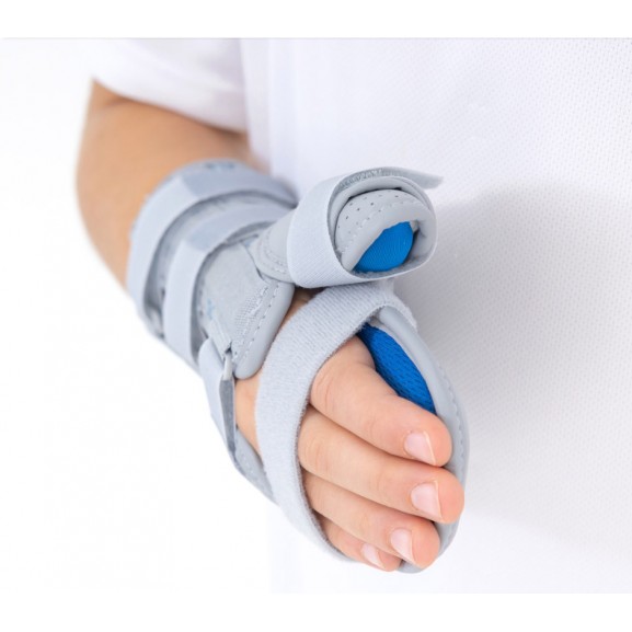 Детский длинный ортез руки и предплечья со стабилизатором большого пальца Reh4Mat AM-OSN-L-02 (детский) - фото №3