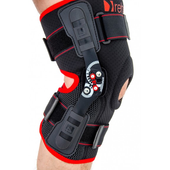 Задний открытый ортез коленного сустава с анатомическими шинами 2RA Reh4Mat As-kx-06 - фото №2