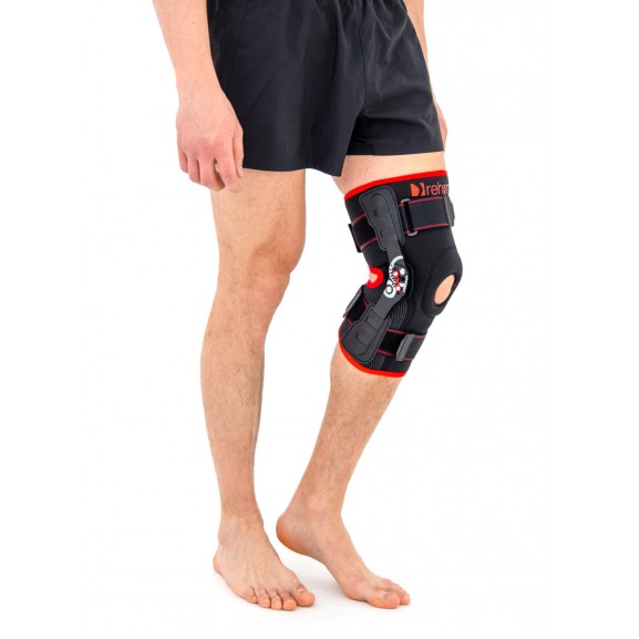 Задний открытый ортез коленного сустава с анатомическими шинами 2RA Reh4Mat As-kx-06 - фото №4