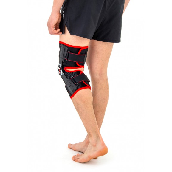Задний открытый ортез коленного сустава с анатомическими шинами 2RA Reh4Mat As-kx-06 - фото №5