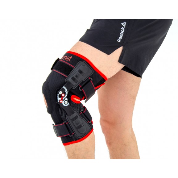 Задний открытый ортез коленного сустава с анатомическими шинами 2RA Reh4Mat As-kx-06 - фото №1