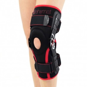 Задний открытый ортез коленного сустава с анатомическими шинами 2RA Reh4Mat As-kx-06