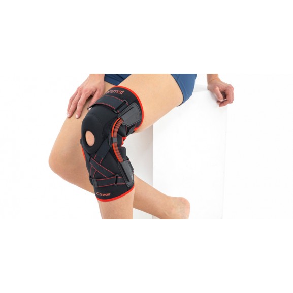Анатомический ортез коленного сустава с эластичной шиной и усилением передней крестообразной связки Reh4Mat Reiter As-sk/a - фото №1