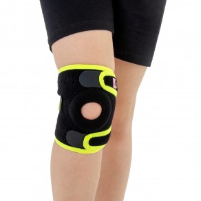 Детский укороченный открытый ортез колена со стабилизатором надколенника Reh4Mat Fix-kd-18