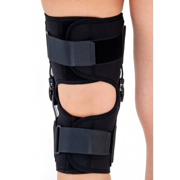 Задний открытый ортез коленного сустава с регулировкой диапазона подвижности с шагом 15° Reh4Mat Okd-04 - фото №6