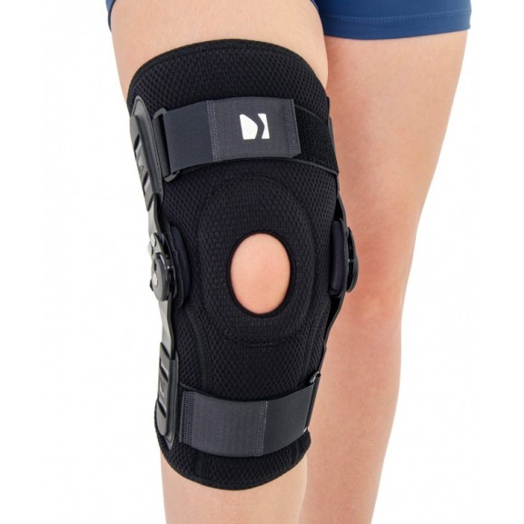 Задний открытый ортез коленного сустава с регулировкой диапазона подвижности с шагом 15° из материала ProSIX™ Reh4Mat Okd-06 - фото №1