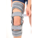 Экзоскелетный ортез нижней конечности с эргономичной регулировкой диапазона подвижности с шагом 15° и коррекцией варусной/вальгусной деформации коленного сустава Reh4Mat Spartan - фото №4