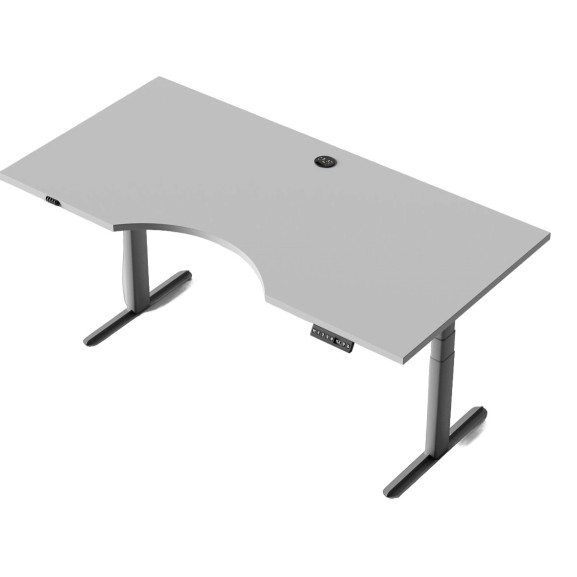 Умный стол Takasima Smart Desk St.Black/St.White - фото №1