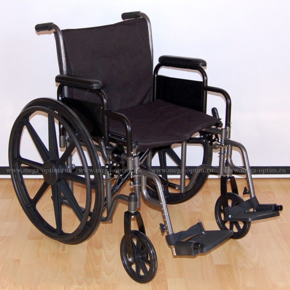 Инвалидная коляска регулируемая по ширине Мега-Оптим Lk6108-46Bdfpq