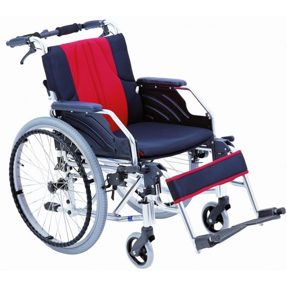 Инвалидное кресло-коляска алюминиевая Мега-Оптим Lk 6118-46 Aq