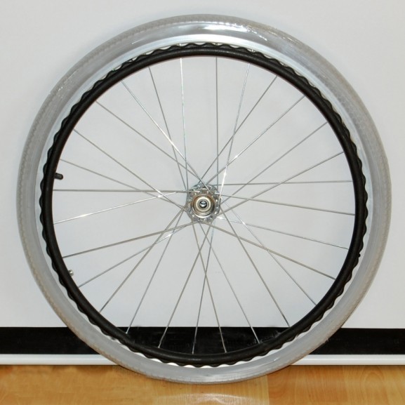 Колесо для коляски инвалидной стальное Мега-Оптим Pu 6005 (P)
