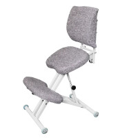 Эргономичный коленный стул Олимп со спинкой СК 2-1