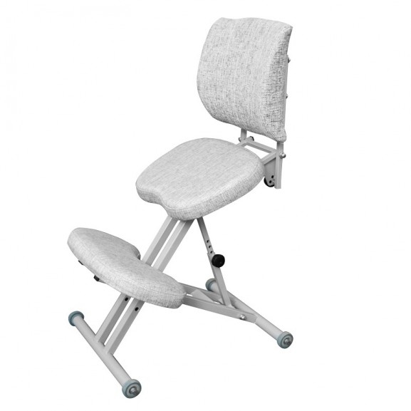 Эргономичный коленный стул Олимп со спинкой СК 2-1