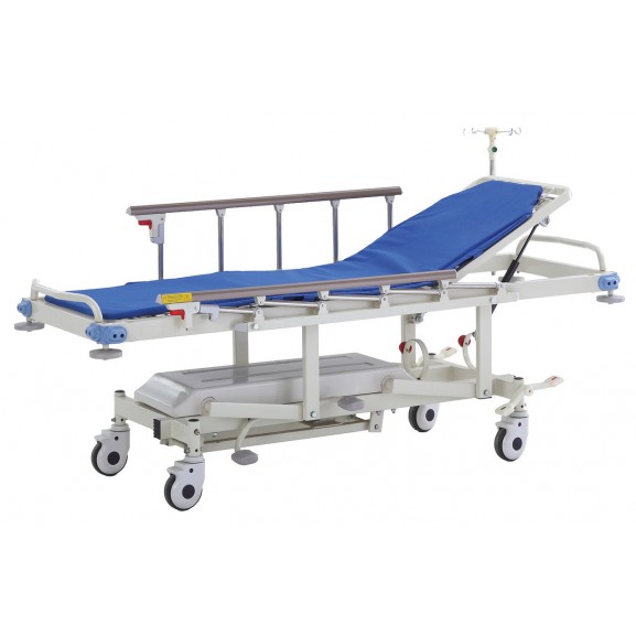 Тележка-каталка гидравлическая для транспортировки пациентов Медицинофф E-3(k)