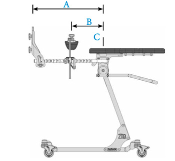 Опора для стояния (вертикализатор) с разведением ног EasyStand Bantam Prone Размер 1 PA5522P